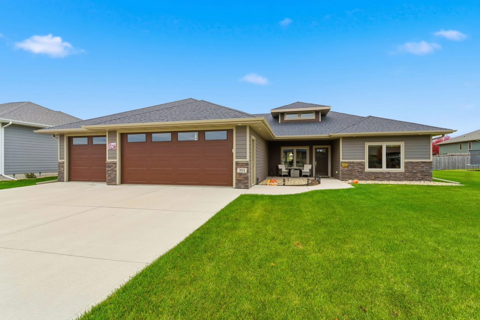 Home exterior wide shot