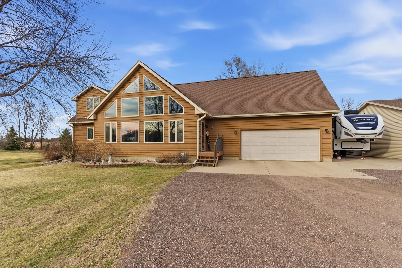 Home exterior twilight angle