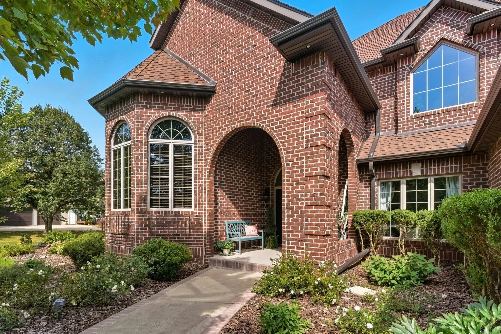 Home exterior with garage