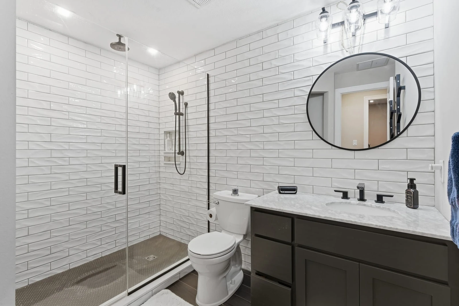 Bathroom with soaking tub