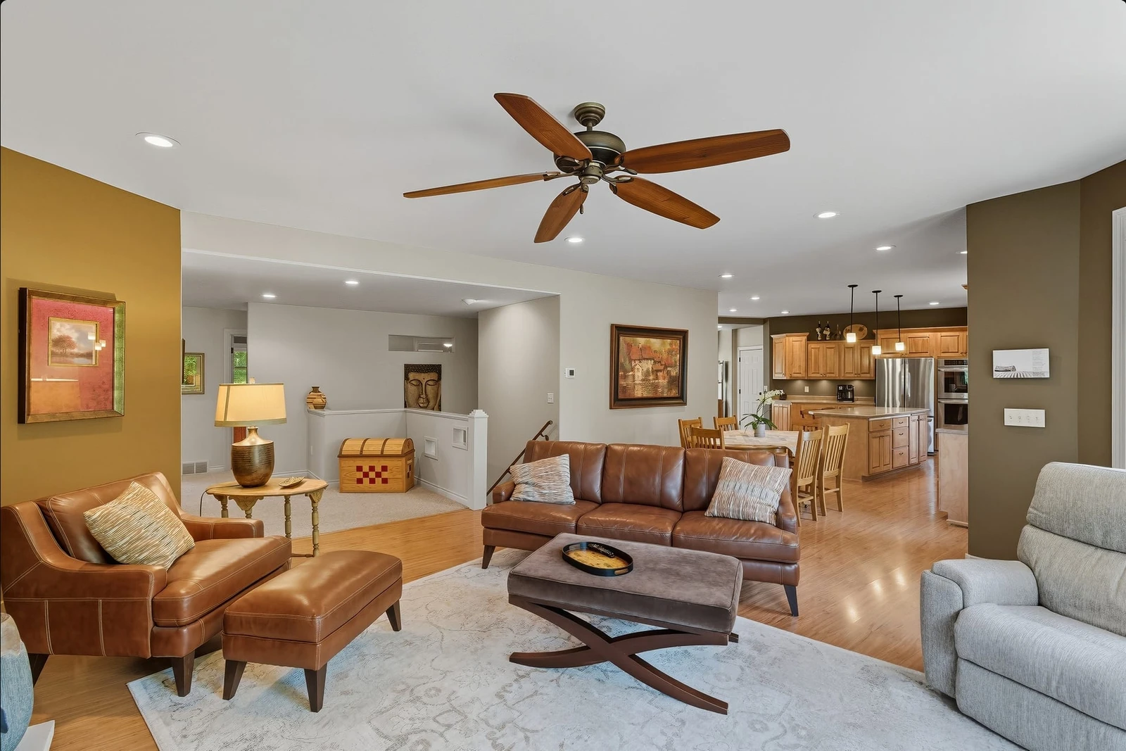 Lower level living space