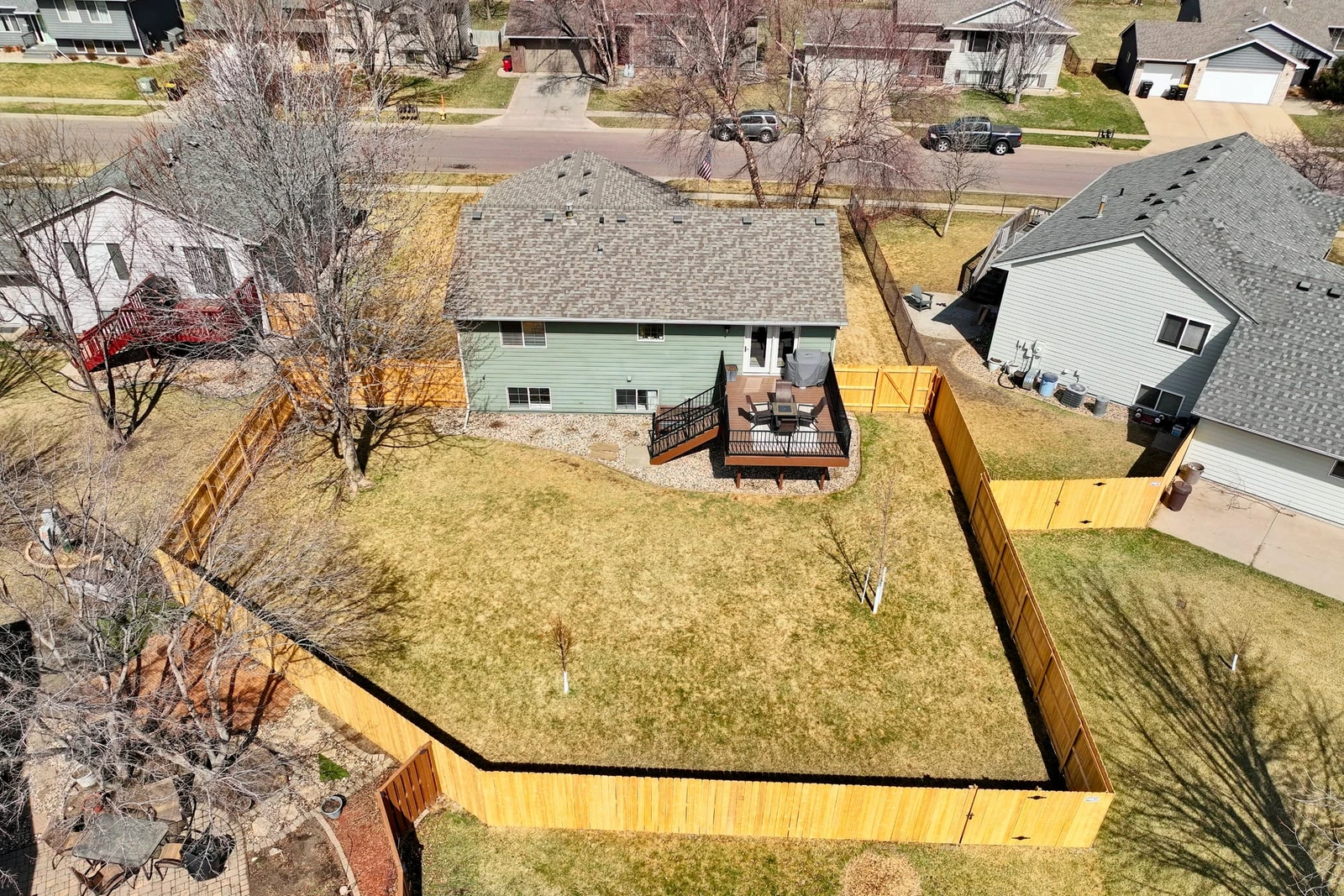 Aerial street view